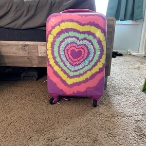 Justice heart rectangle suitcase